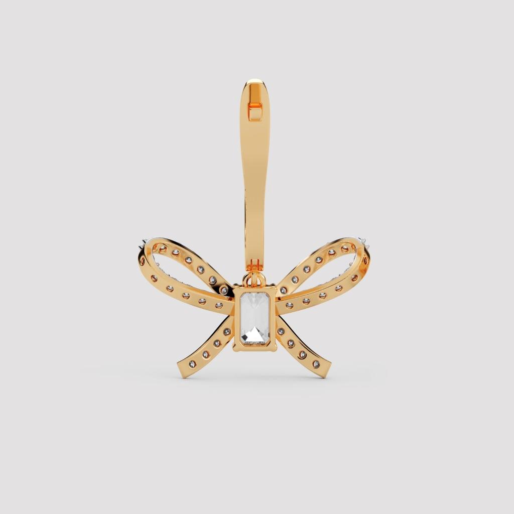 Bow Ribbon Drop Earrings