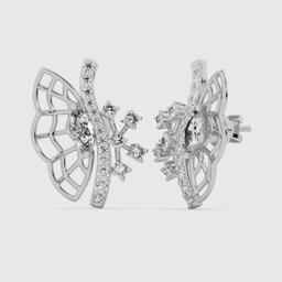 Butterfly Wing Stud Earrings