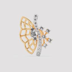 Butterfly Wing Stud Earrings