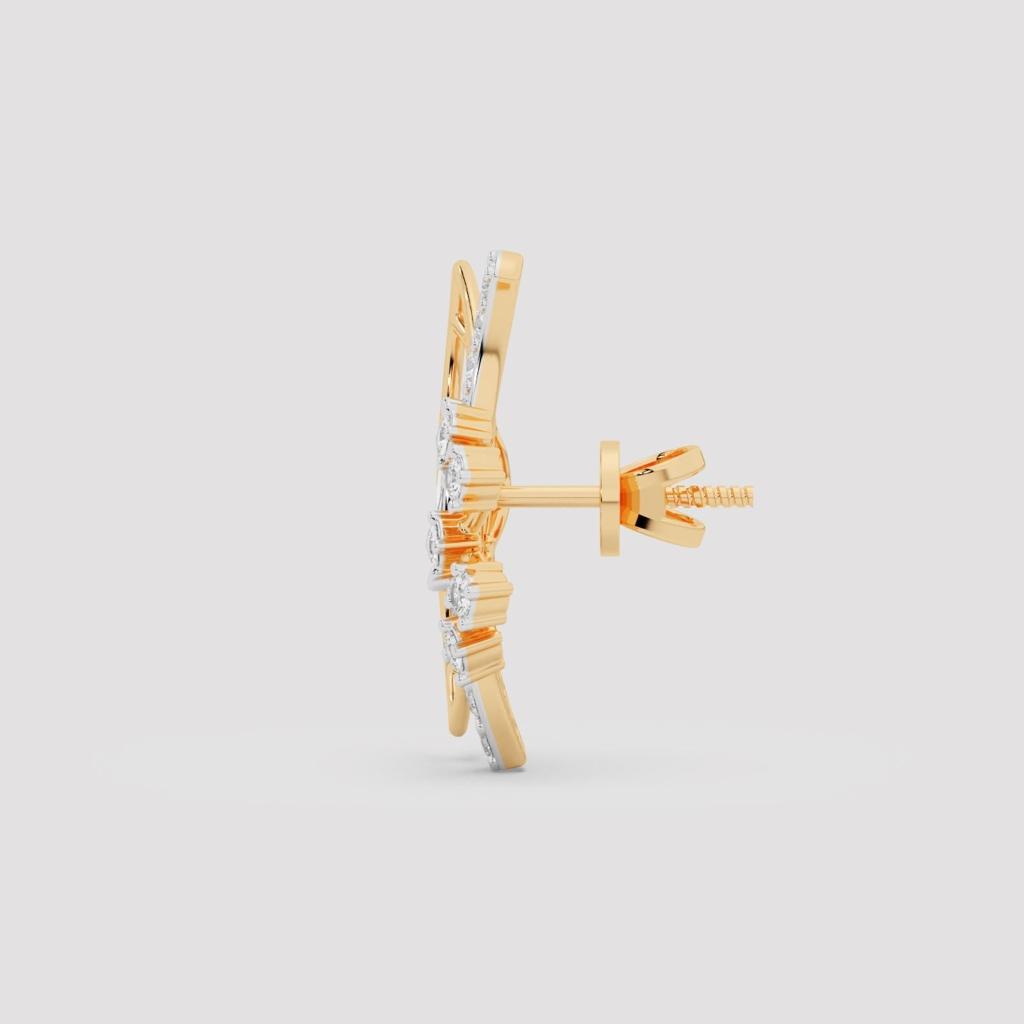 Butterfly Wing Stud Earrings