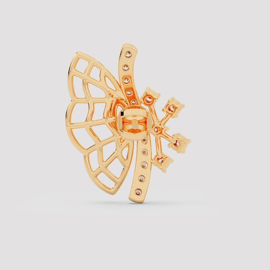 Butterfly Wing Stud Earrings