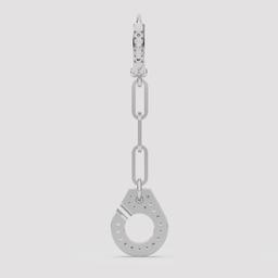 Chain Drop Huggie Earrings