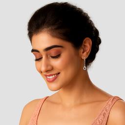 Chain Drop Huggie Earrings