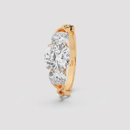 Cushion Infinity Ring