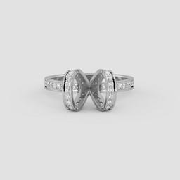Dual Marquise Infinity Ring
