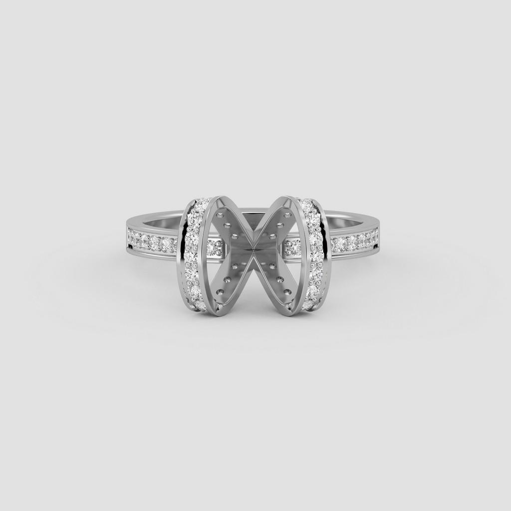 Dual Marquise Infinity Ring