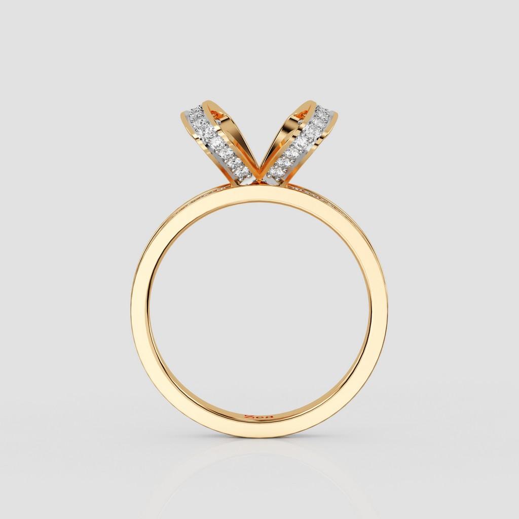 Dual Marquise Infinity Ring
