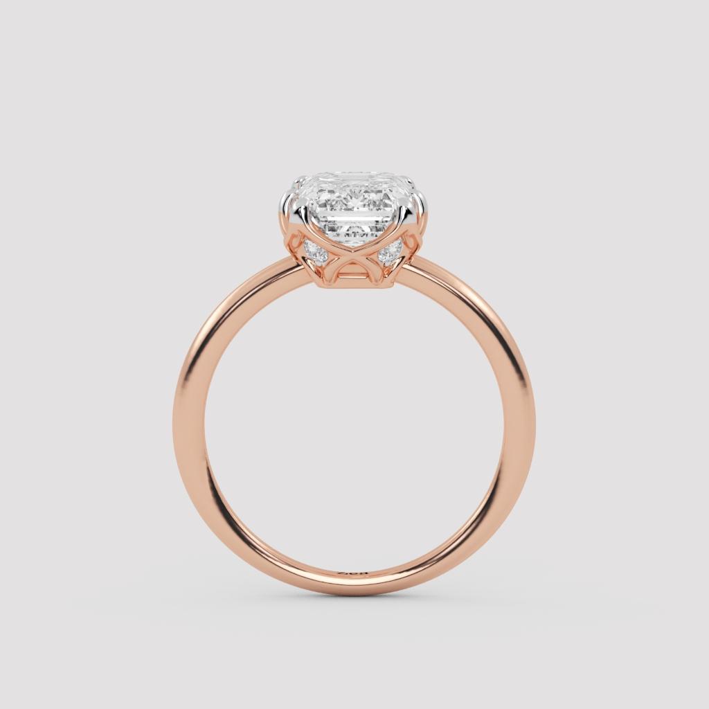 Emerald Solitaire Ring