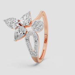 Floral Marquise Cluster