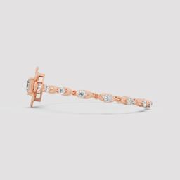 Florette Princess Diamond Floral Bracelet