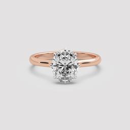 Graceful Oval Solitaire
