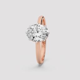 Graceful Oval Solitaire