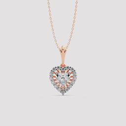 Heart Halo Charm Pendant
