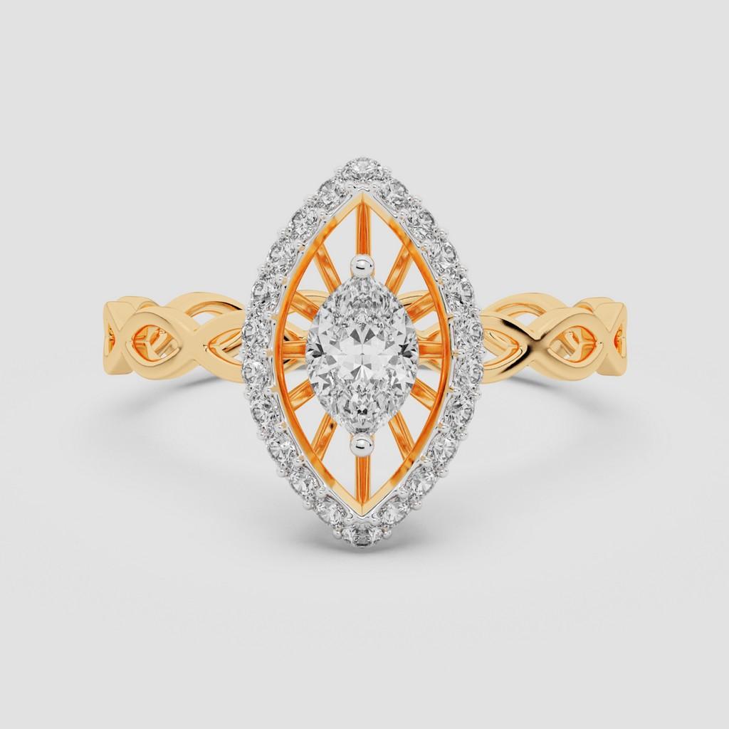 Infinite Marquise Halo