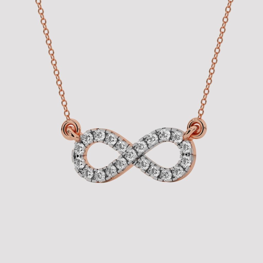Infinity Diamond Pendant