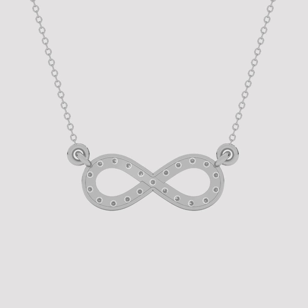 Infinity Diamond Pendant