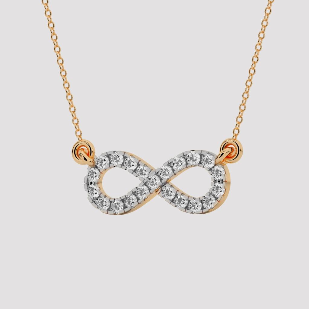 Infinity Diamond Pendant