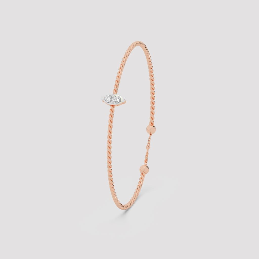 Invictus Diamond Station Bracelet