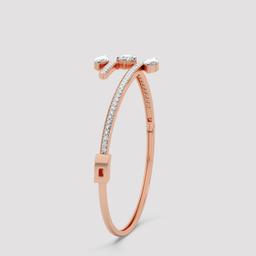 Invictus Marquise Diamond Bypass Bangle