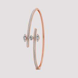 Invictus Marquise Diamond Bypass Bangle