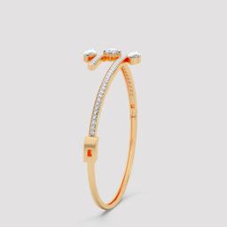 Invictus Marquise Diamond Bypass Bangle