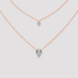 Layered Pear Necklace