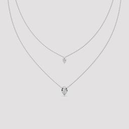 Layered Pear Necklace