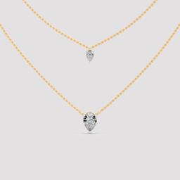 Layered Pear Necklace