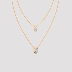 Layered Pear Necklace