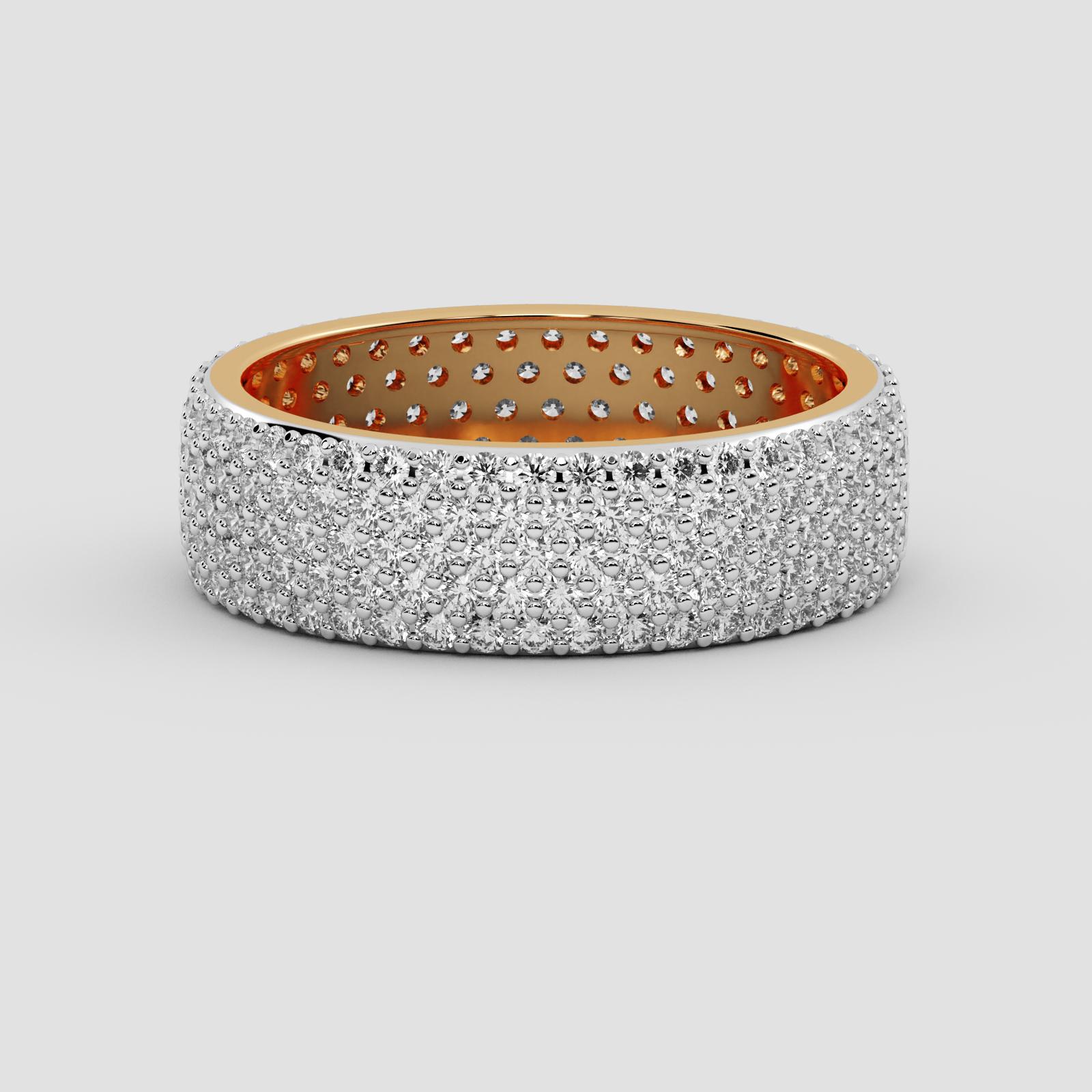 Luminous Pavé Band Ring