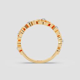 Luminous Scrollwork Ring