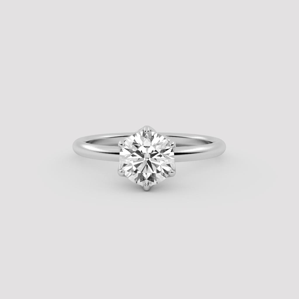 Luminous Solitaire Ring