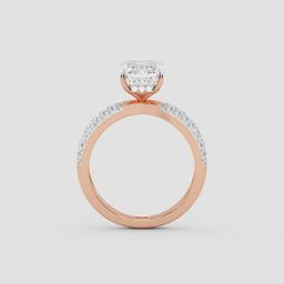 Majestic Emerald Split Band Ring