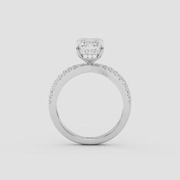 Majestic Emerald Split Band Ring