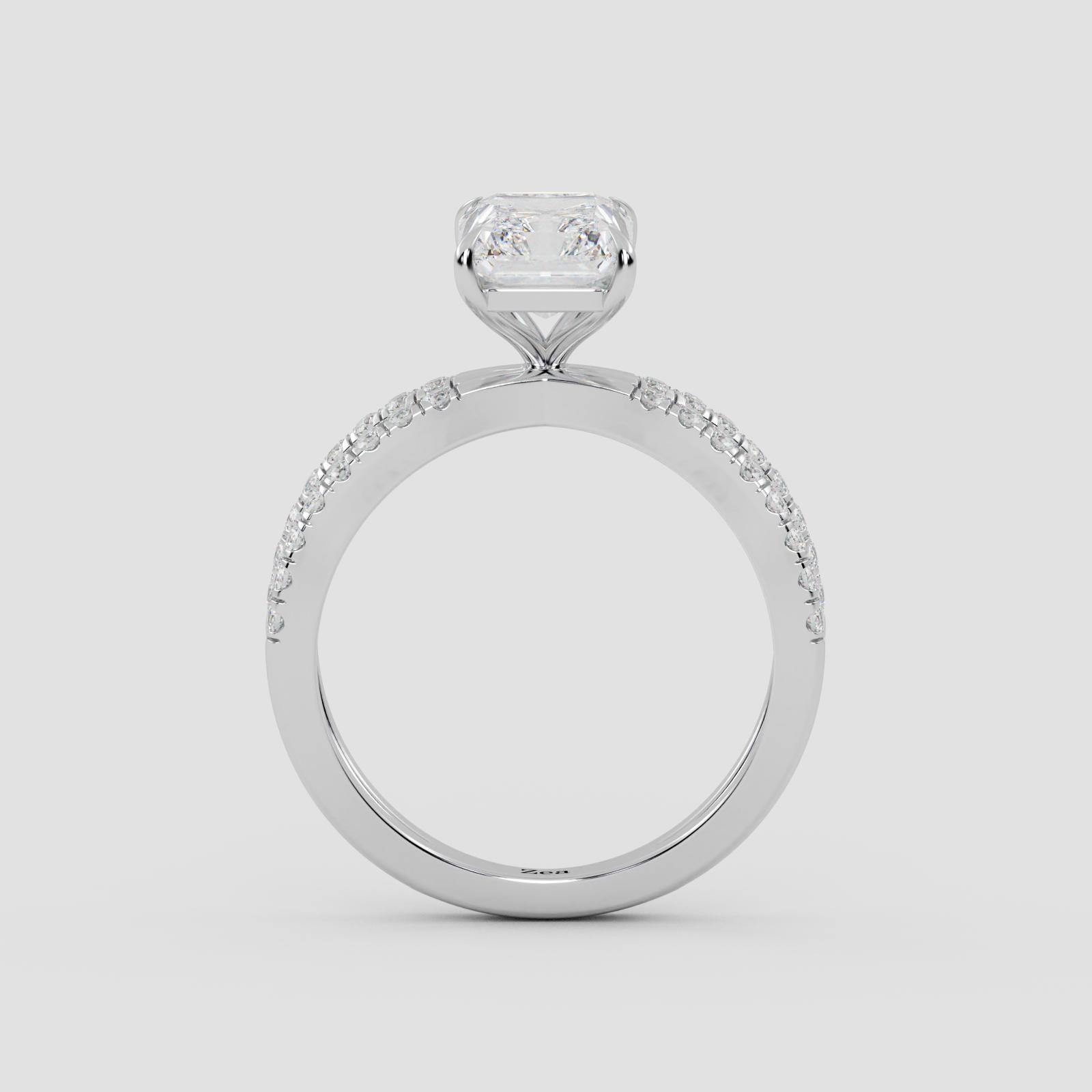 Majestic Radiant Solitaire Ring