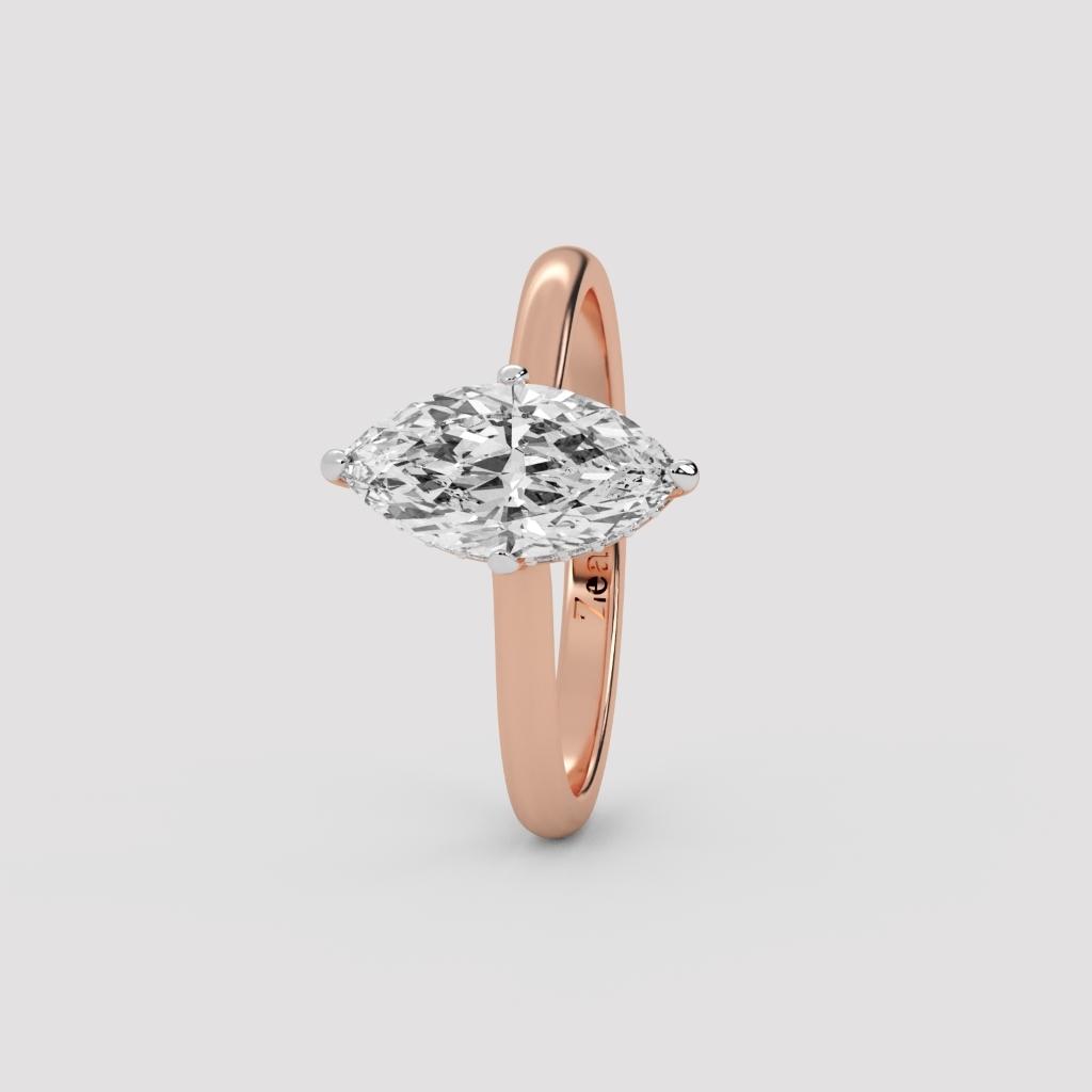 Marquise Hidden Halo