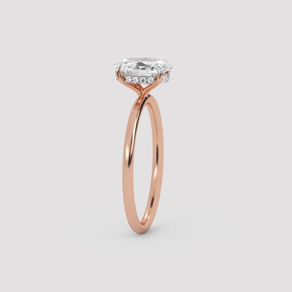 Oval Solitaire Ring