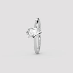 Oval Solitaire Ring
