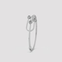 Pear Diamond Artistic Bangle