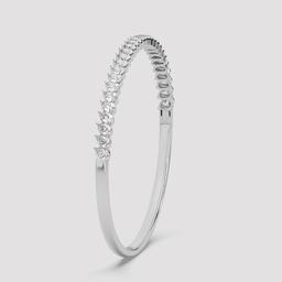 Pear Diamond Station Bangle