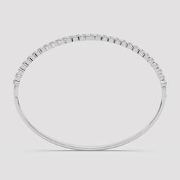 Pear Diamond Station Bangle