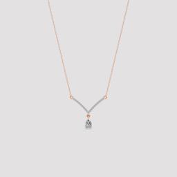 Pear Drop V-Necklace