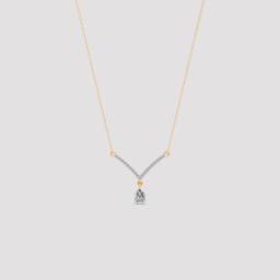 Pear Drop V-Necklace