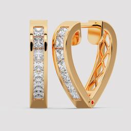 Princess Channel Huggie Earrings