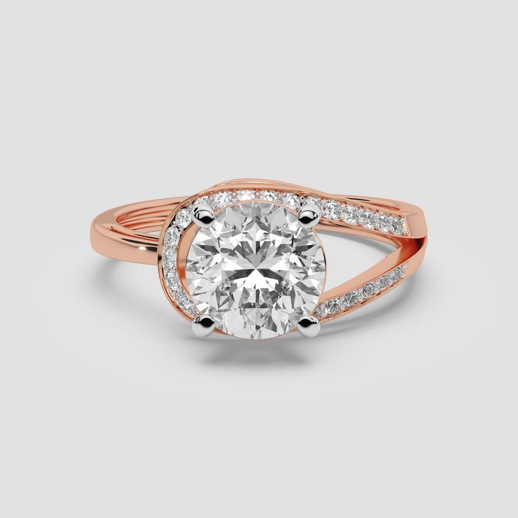 Radiant Prong Solitaire