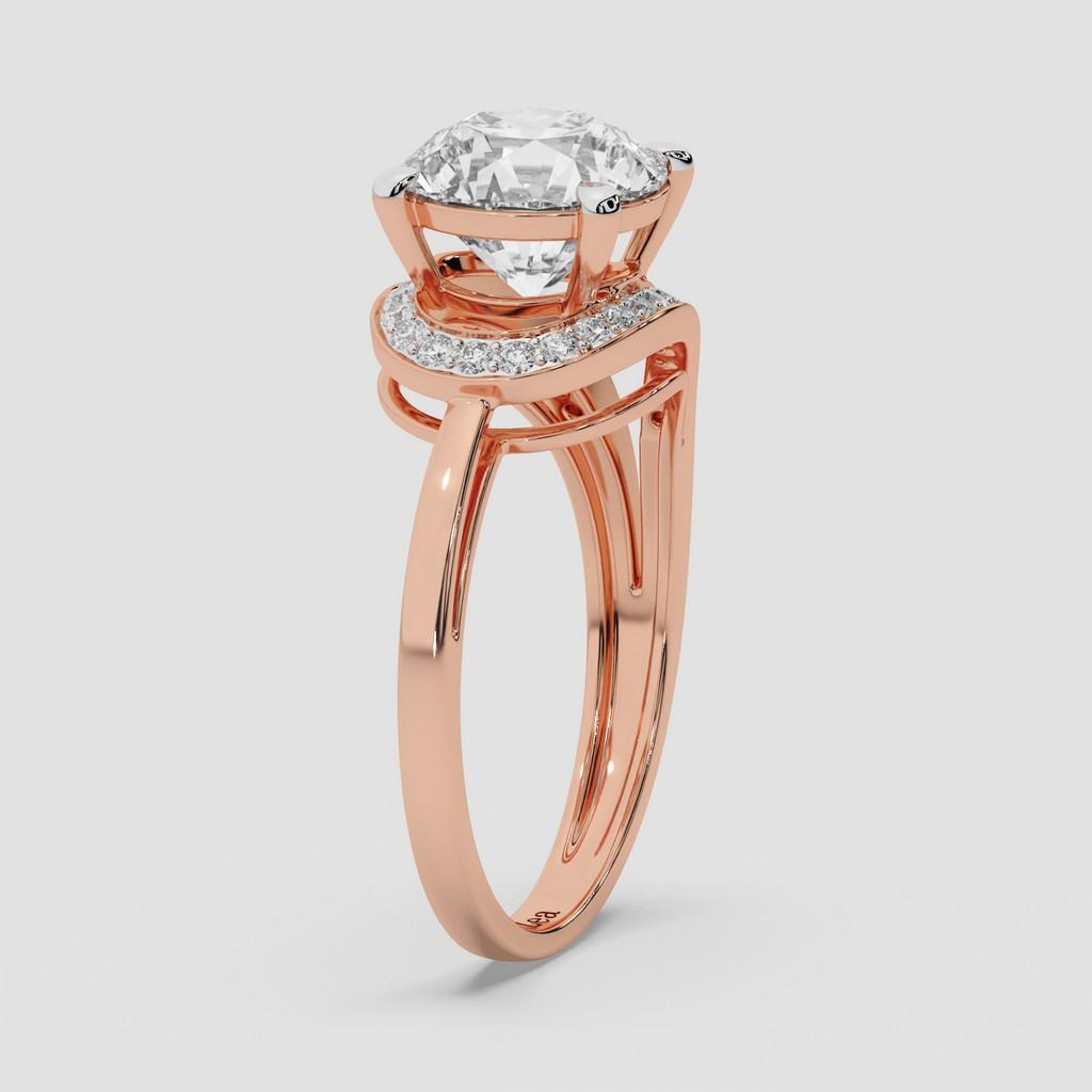 Radiant Prong Solitaire