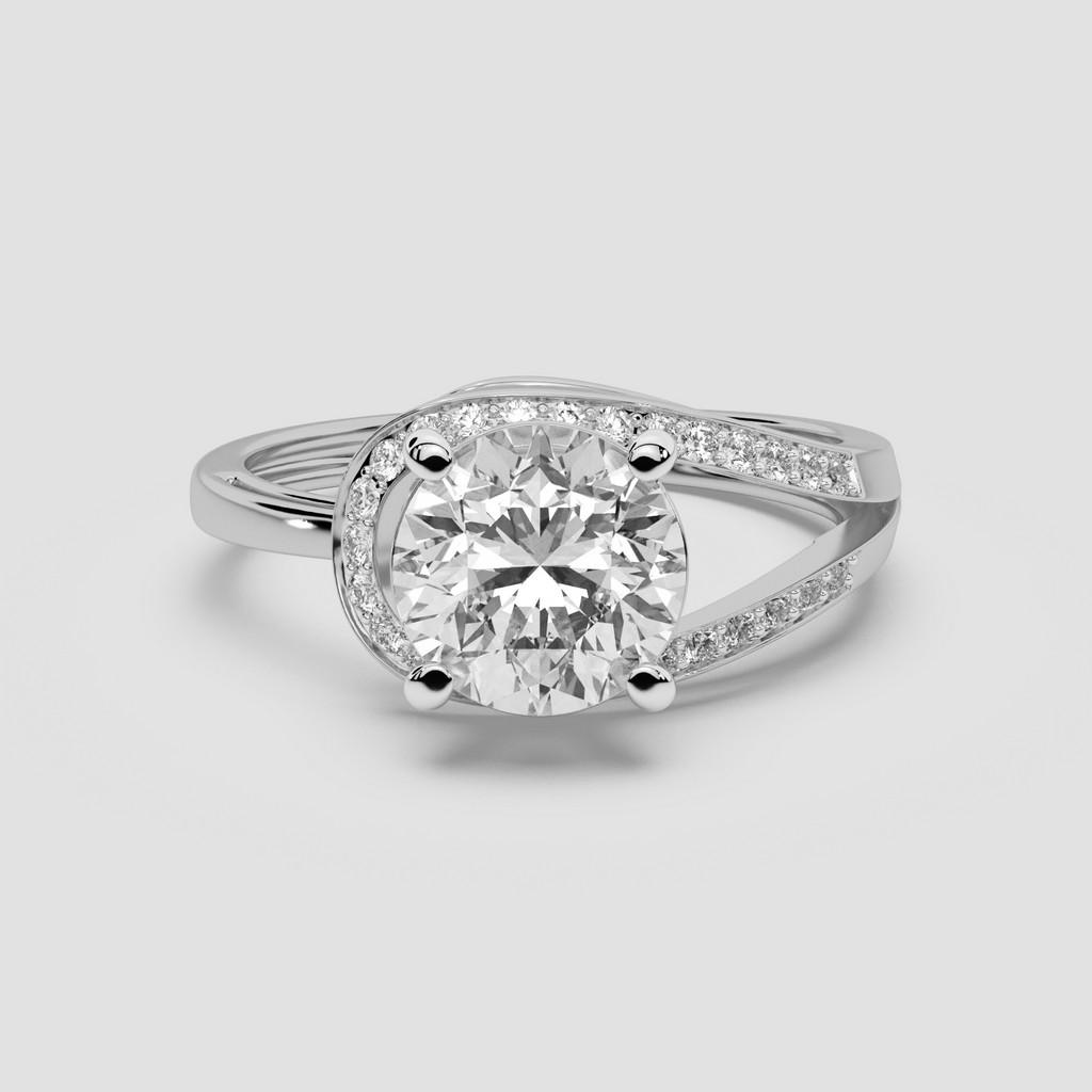 Radiant Prong Solitaire