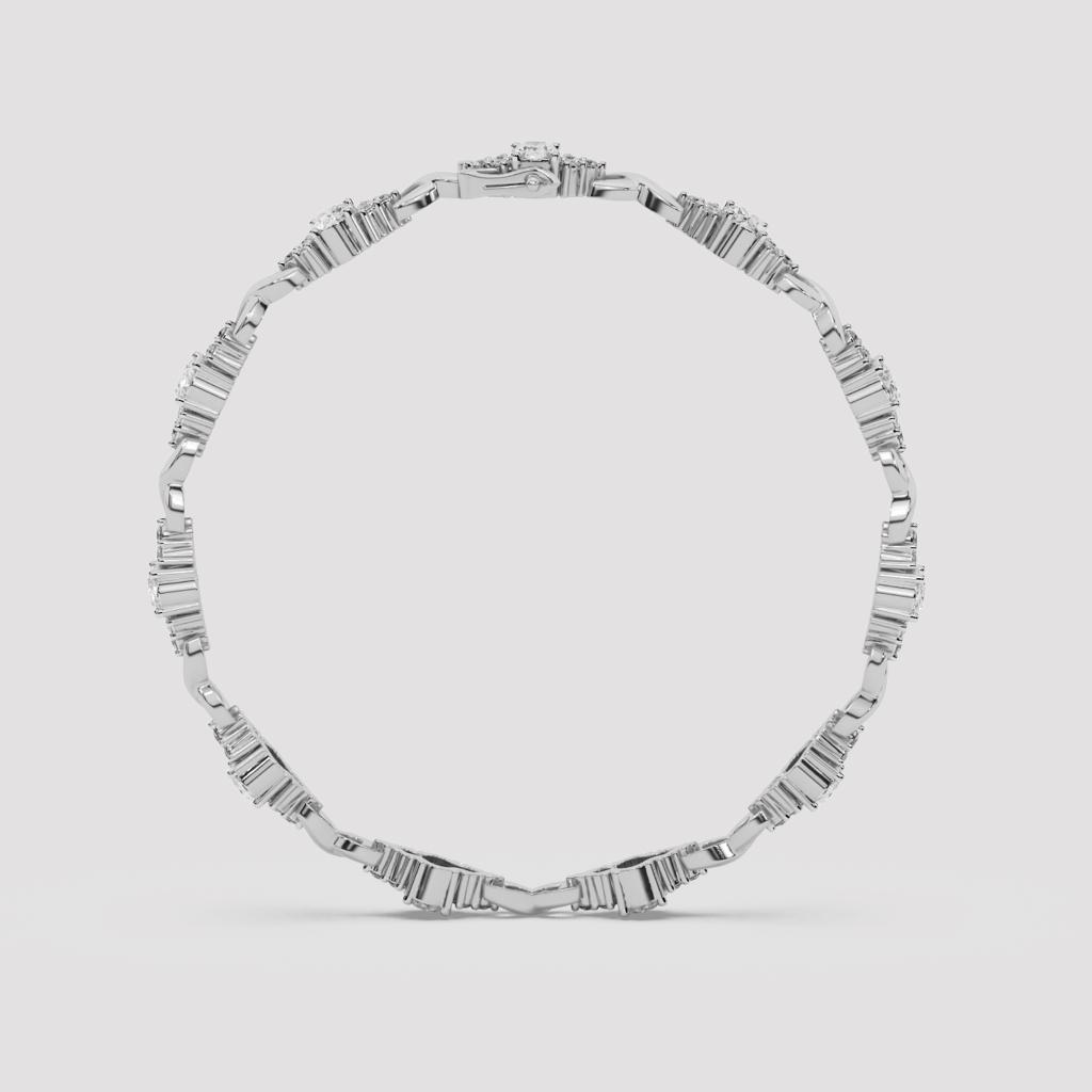 Regalia Oval Diamond Bracelet