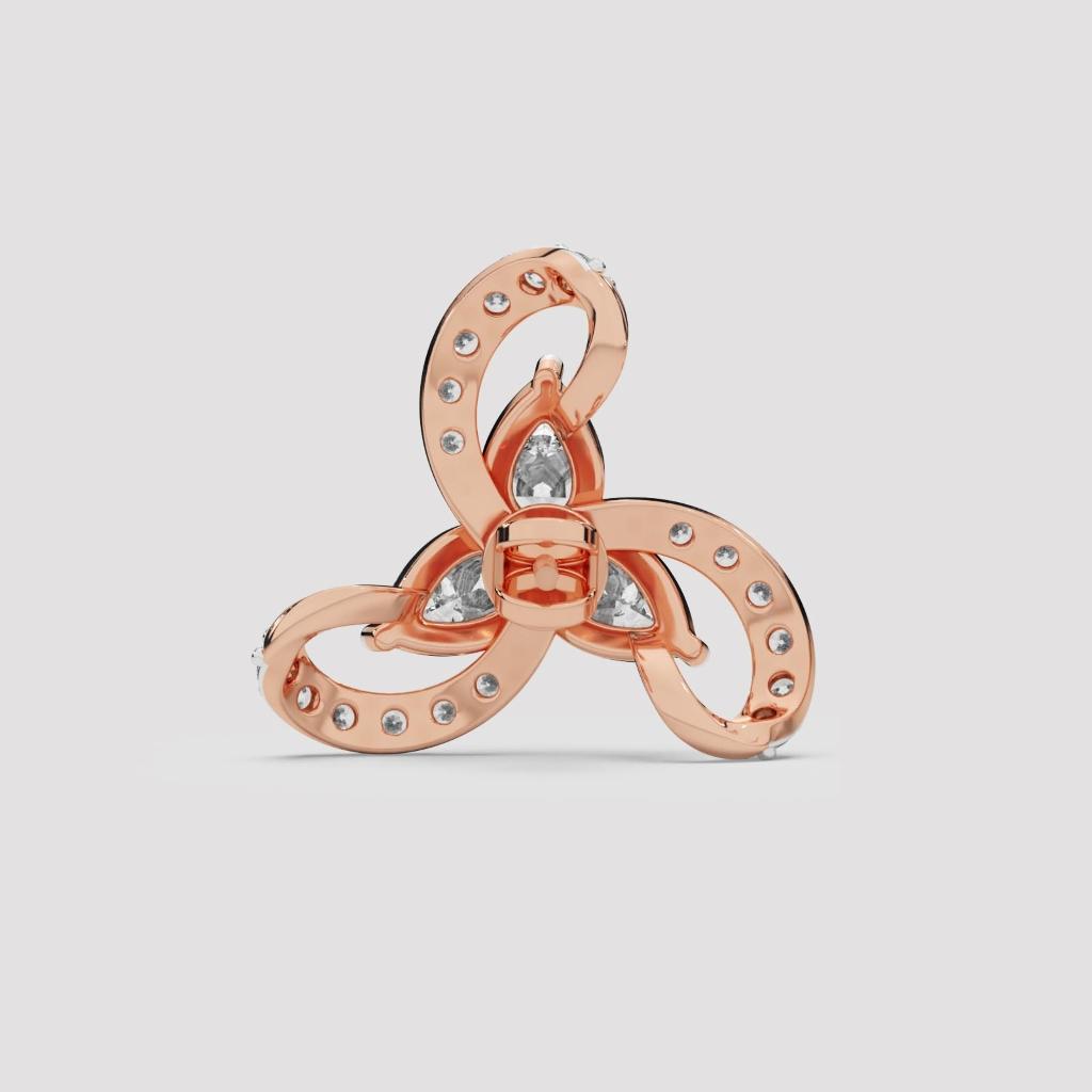 Rhythmic Swirl Studs