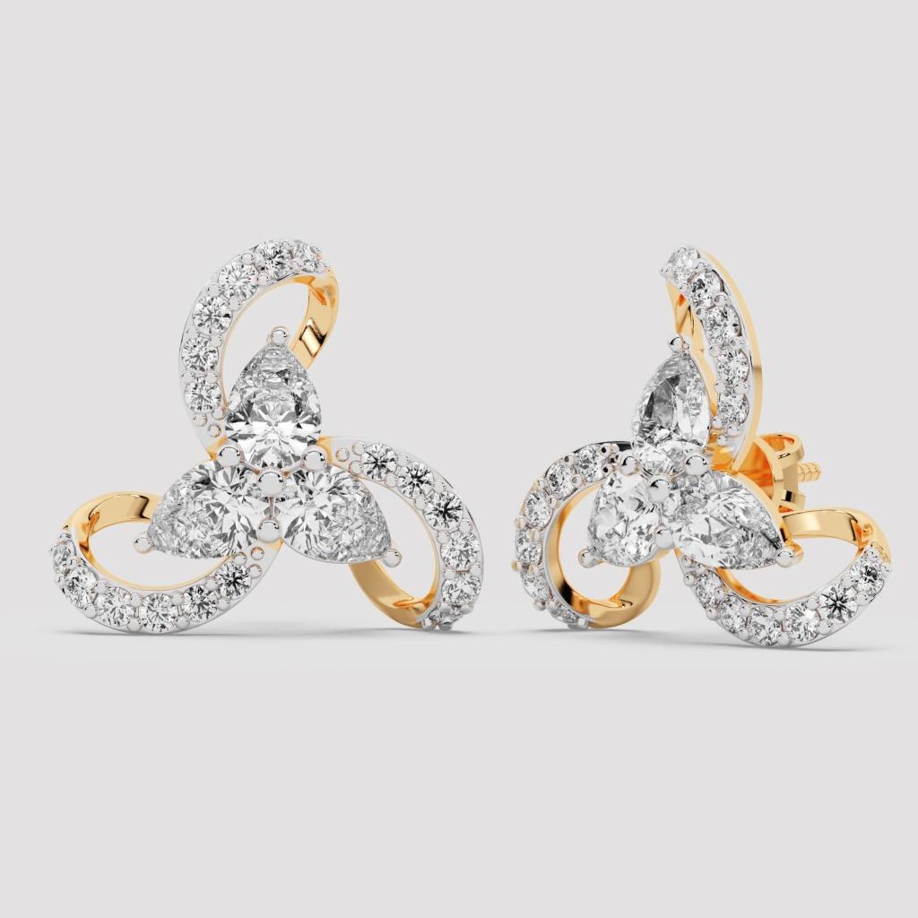 Rhythmic Swirl Studs